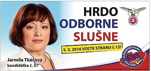 JUDr.Ing. Jarmila Tkáčová  (SNS)