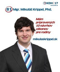Mgr. Mikuláš Krippel PhD. (KDH)