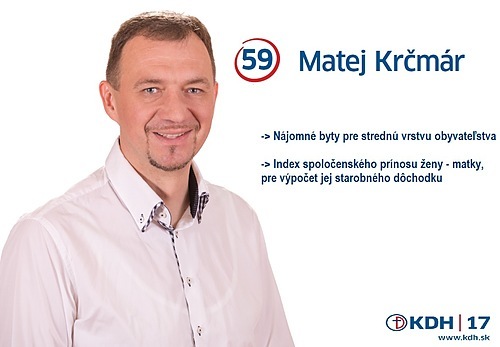 PhDr. Mgr. Matej Krčmár  (KDH)