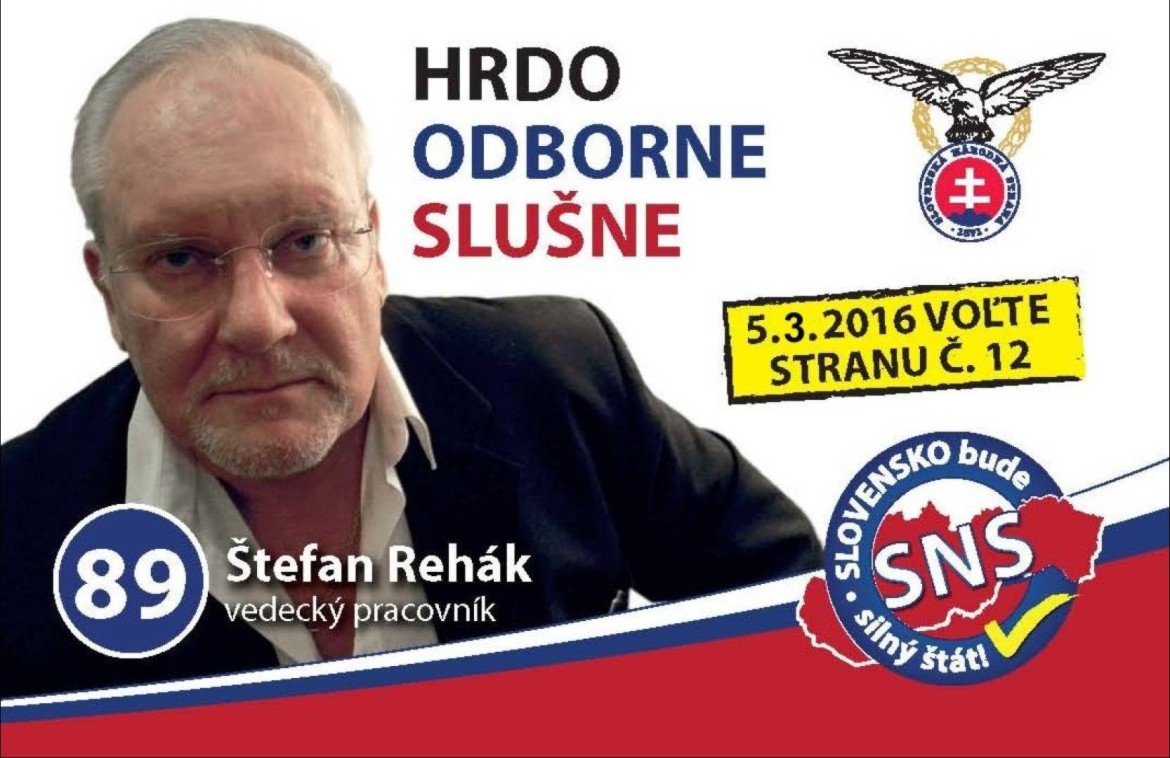 Doc. RNDr. Štefan Rehák PhD. (SNS)
